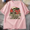 Oh Look Nobody Gives A Shit Sarcasm T-shirt Summer Men's Tracksuit Round Neck Short Sleeve Sportswear Casual Fun Tops Polyester Tee