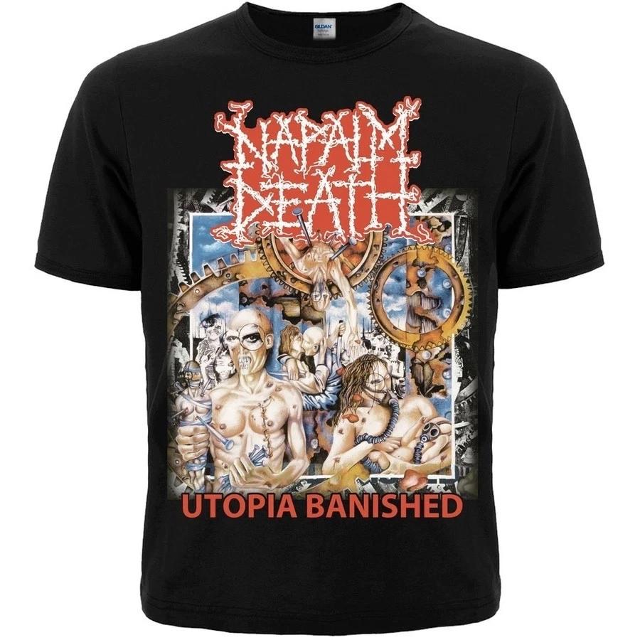 Napalm Death Utopia Banished Black T-Shirt carcass death S