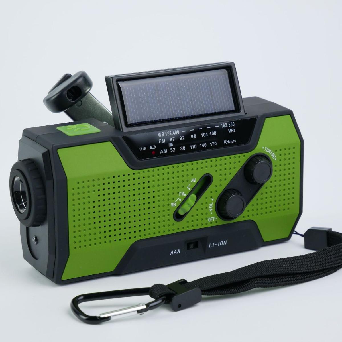 

Multi-Functional Solar Hand-Crank Emergency Radio Japan Version чорний