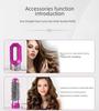 5-in-1 Hot Air Comb: Automatic Curler & Straightener, Constant Temperature, Hair-Safe Styling Comb, Powerful Hair Dryer