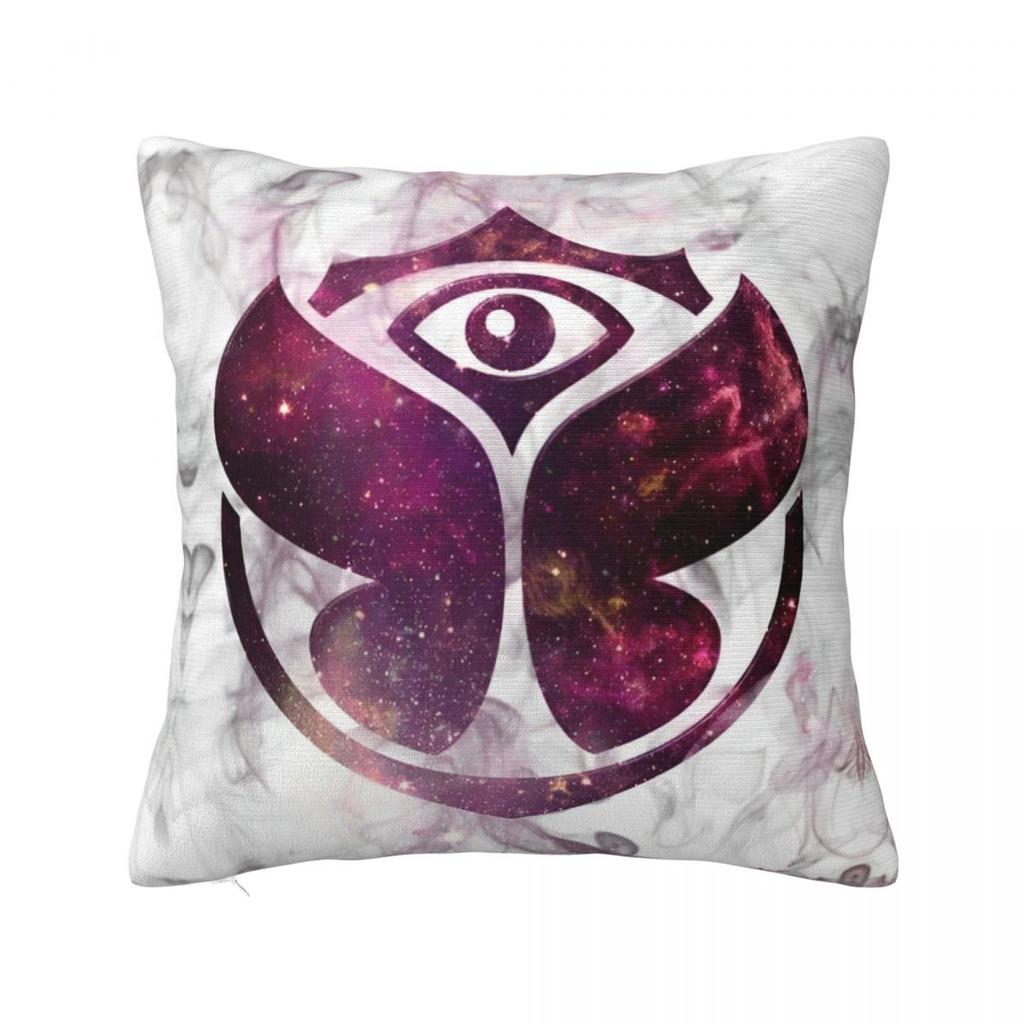 Tomorrowlandd Music Festival Pillow Case Butterfly Cushion Cover Awesome Zippered Decor Pillowcase For Sofa 45X45Cm