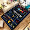 Pac-Man Custom Name Carpet Rug for Living Room Bedroom Home Sofa Decoration,Kids Play Non-slip Floor Mat