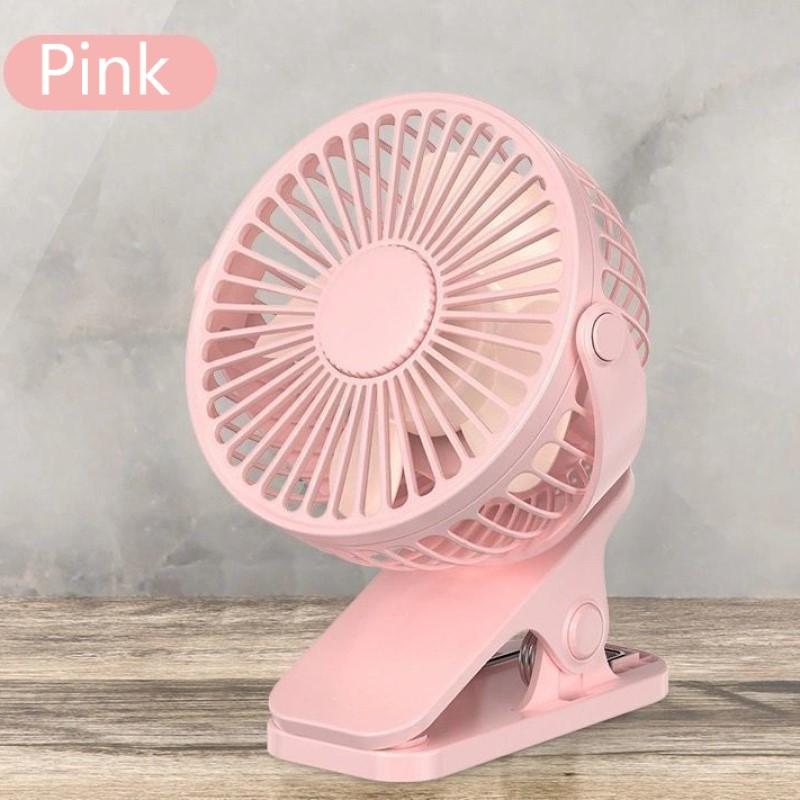 USB Powered Table Fan Clip-on Type Portable Mini Desk Fan 360 Degree Rotation Adjustable Clip-on Fan For Student Dormitory Offic