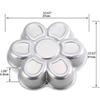 Moule à gâteau en aluminium forme fleur 3D, Moule de cuisson antiadhésif pour gâteaux d'anniversaire DIY, Résistant à la chaleur jusqu'à 550 °F