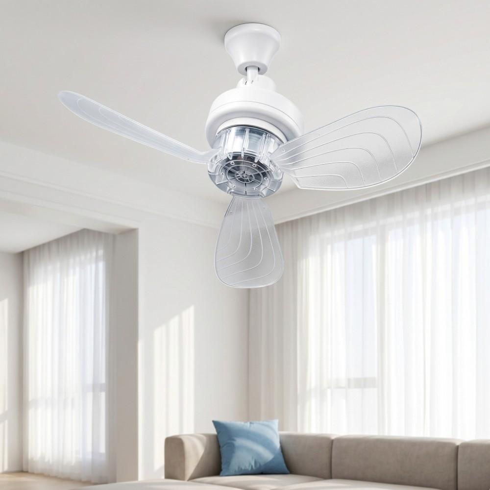 Odnímatelný elektrický ventilátor AC85-265V E27 Šroubovací ústí Ventilátor Přenosný stropní ventilátor Obývací pokoj