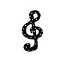 Cute Acrylic Musical Note Hairpins Creative Sweet Polka Dot Hair Clips Anti Slip Elegant Korean Fashion Hair Accessories Girls