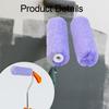 10Pcs 4 Inch Paint Roller Brush Head Accessory Premium Easy To Use Supplies Purple for Wall