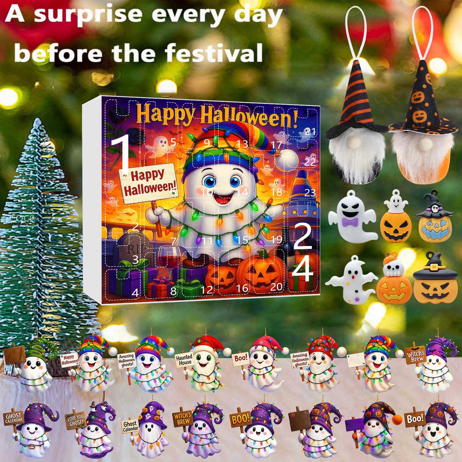 

Календарь прибытия включает в себя 24 календаря прибытия, календарь обратного отсчета и сюрпризы для коллекционирования. One Size