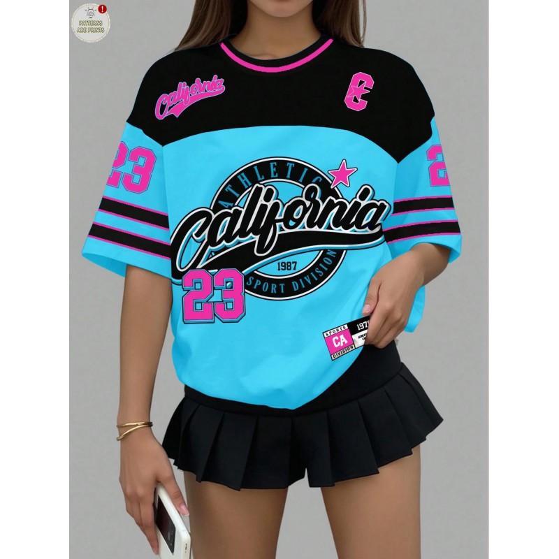 Mens Womens Casual Retro American Style T-Shirt Digital Print Slim Fit Short Sleeve Crew Neck Tee