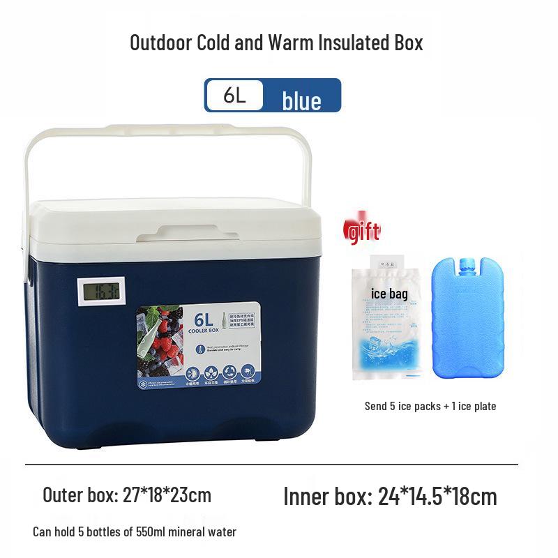 

Изолированное переносное ведро для льда для кемпинга на открытом воздухе и пикника