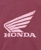 Phyps Motorcycle Pigment Scratch Logo Hoodie Zip-Up Red
