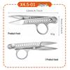 High-Quality U-Shaped Stainless Steel Thread Clipper for Tailoring and Cross Stitch