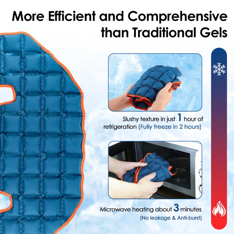 Reusable Gel Ice Pack For Neck Shoulder Hot & Cold Wrap For Body Joints Sports Injuries First Aid Cooling Brace Heating Pad