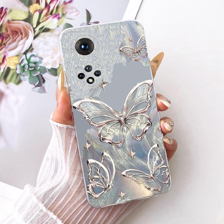 Für Honor 50 Pro Hülle RNA-AN00 Niedlicher Löwe Mode Bemalte Abdeckung Weiche Silikon Handyhülle Für Honor 50 Honor50 Pro Rückseite Taschen