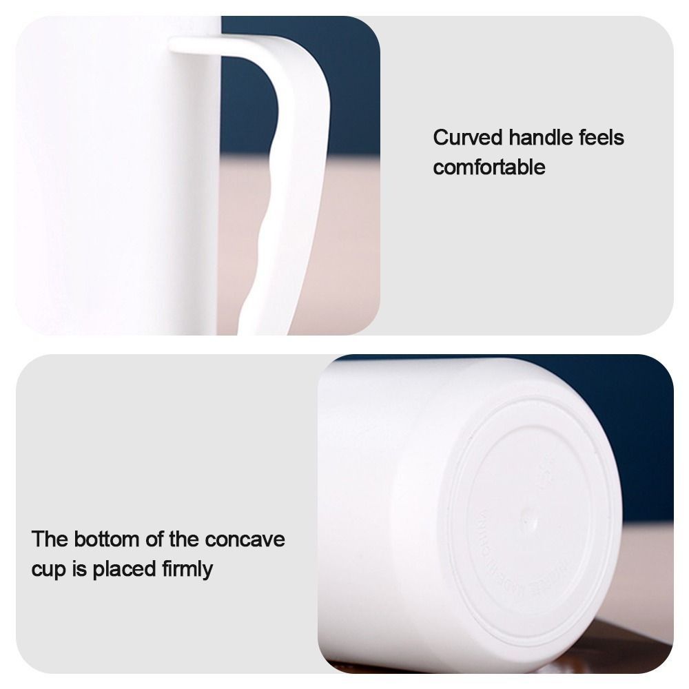 S víčkem Izolovaný hrnek na kávu Dvouvrstvý Dvoustěnný Termohrnek na kávu Kancelář