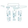 For Chery Arrizo 8 -24 Car Interior Center Navigator Console Transparent Protective TPU Film Anti-scratch Repair Accessories