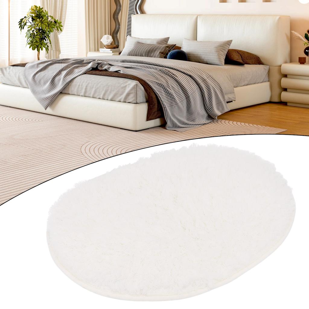Decor Floor Mat Plush+Spandex Kitchen Shower Non-slip Comfortable Touch