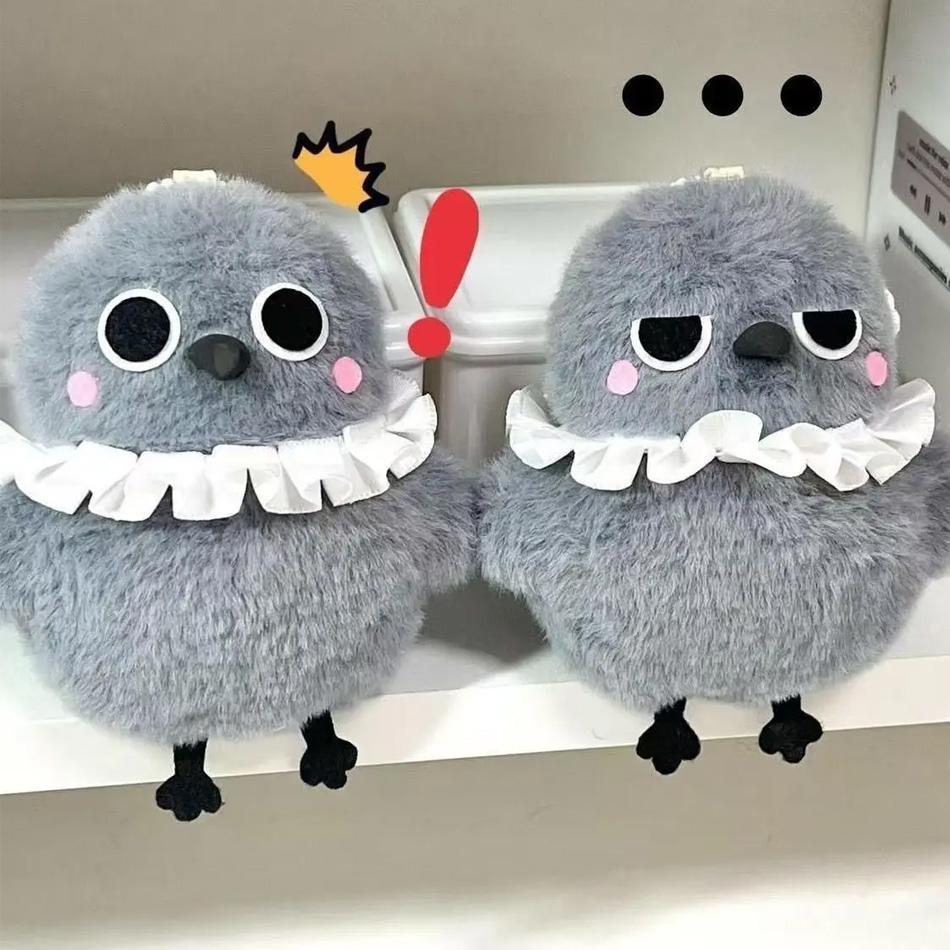 Love and Deep Space Qin Che Crow Angry Crow Silly Crow Plush Doll Keychain Pendant