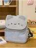 School Bag, Soft and Cute Cat Backpack, Female Student Backpack, Cute Cartoon Japanese Style Cute Backpack, Versatile, Lightweight Travel Bag
