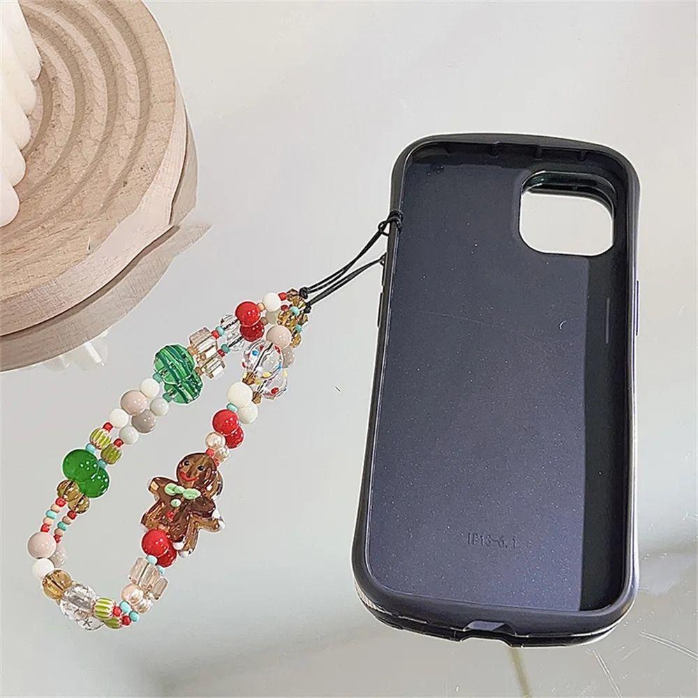 Gingerbread Man Gingerbread Man Phone Pendant Gingerbread Man Beaded Phone Strap  Phone Case
