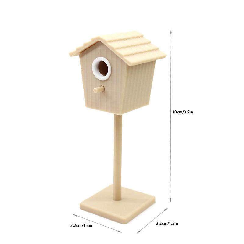 

1:12 Миниатюрный кукольный домик Скворечник Сад Двор Модель Декор Игрушка Аксессуары для кукольного домика