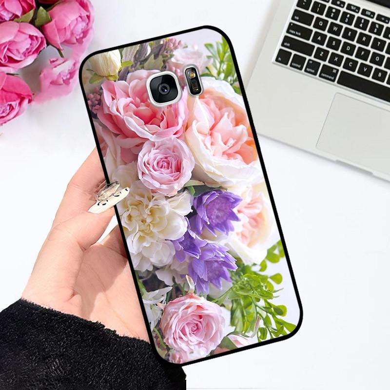 For Samsung Galaxy S7 Edge Silicone Case Astronaut Cute Soft TPU Phone Cover For Samsung Galaxy S6 S7 S 7 Edge Back Cover Bumper