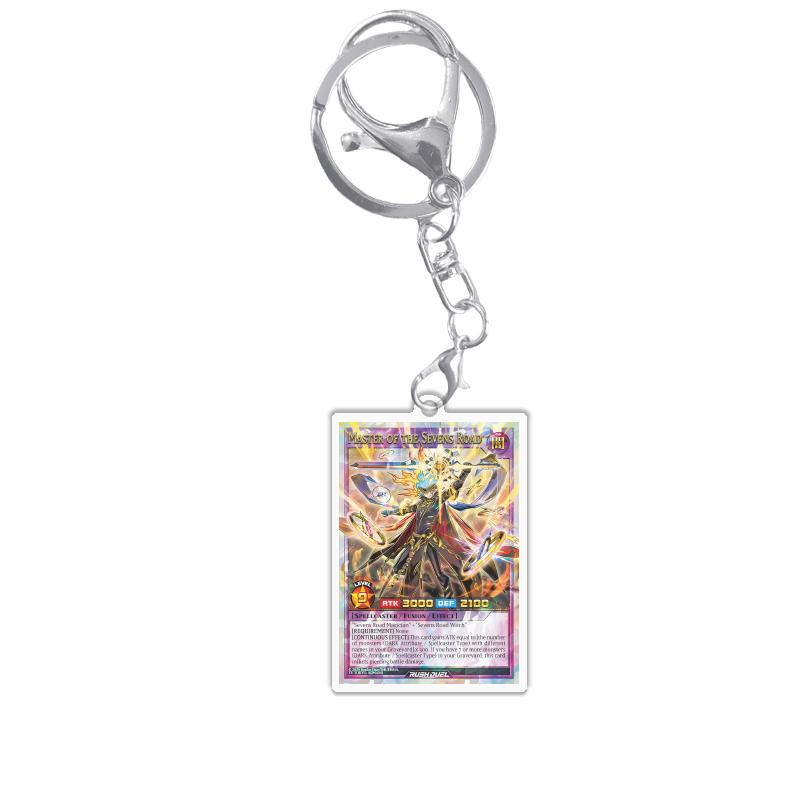 Keychains for Yugioh Rush Duel Rd Princess Cosmos Deathtacle Acrylic Pendant Backpack Ornament Decoration Anime Game Fans Gift