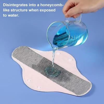Reusable Leak-Proof Incontinence Pads with Graphene Aseptic Technology Waterproof Washable Menstrual Cloth Pads for Elderly Care