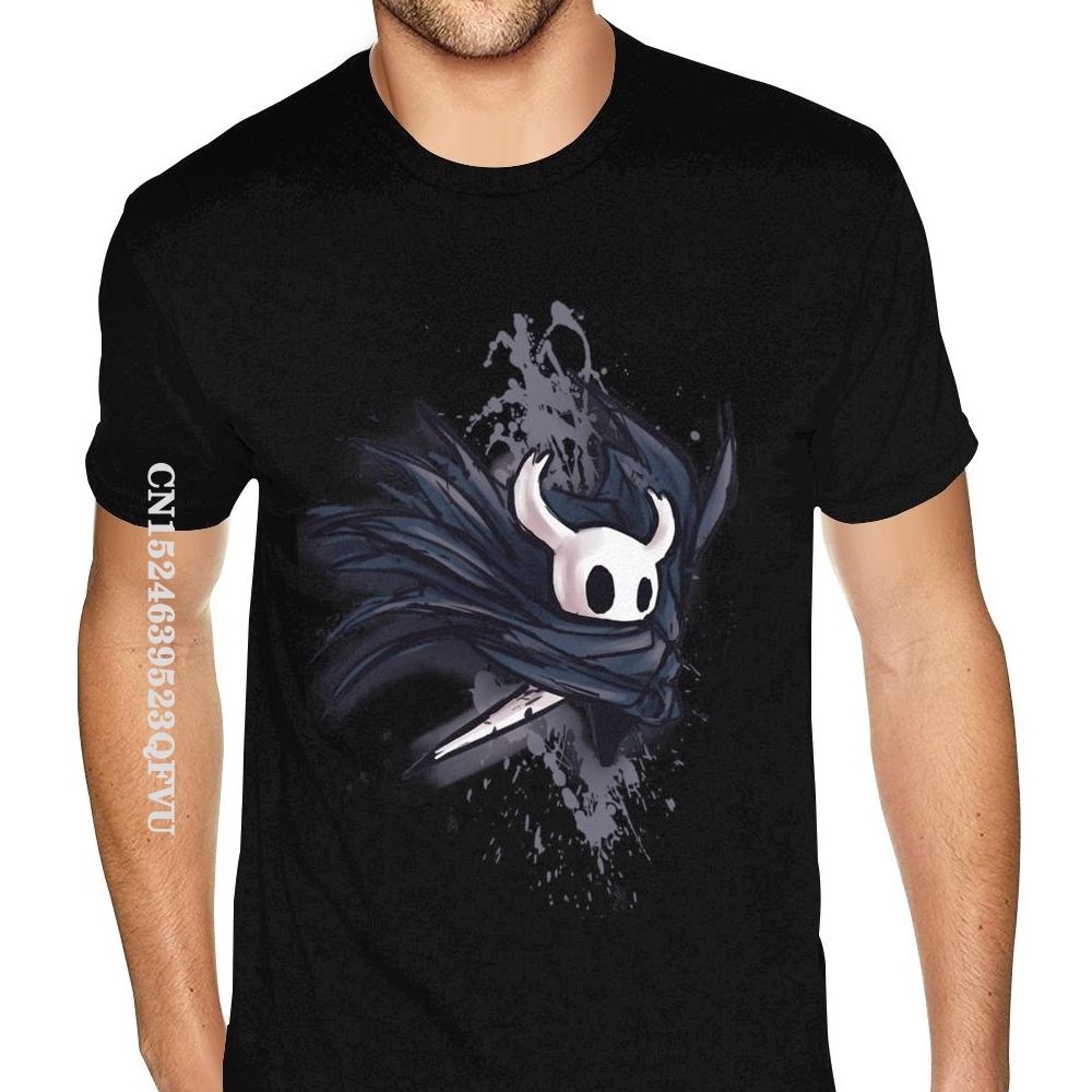 Grafika Ghost Knight Hollow Knight Zábavná hra Klasické tričko Unisex Skull Grafika Gothic Anime Tričko HipHop Print Trička
