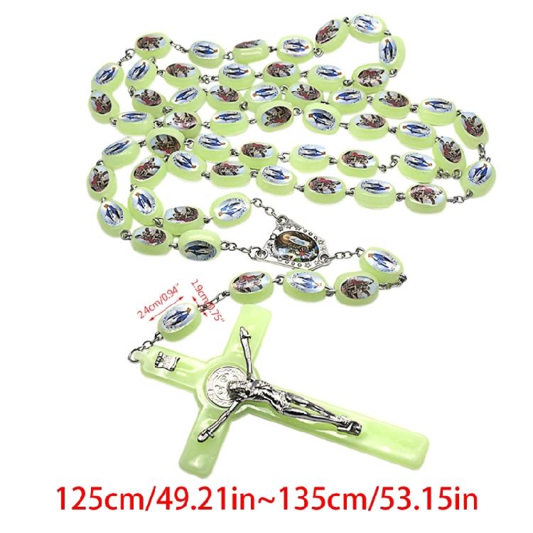 Catholic Angel Virgin Mary Rosary Beads Wall Hanging Rosary for Cross Necklace