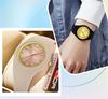 Sanda Unisex Korean Style Waterproof Quartz Watch - Simple Fresh Silicone Student Wristwatch