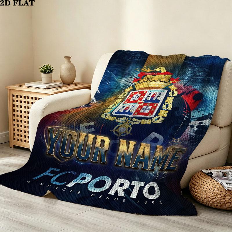 Custom Fc Porto Blanket, High quality Comfortable for All Seasons, Home Decor, Warmth and Comfort