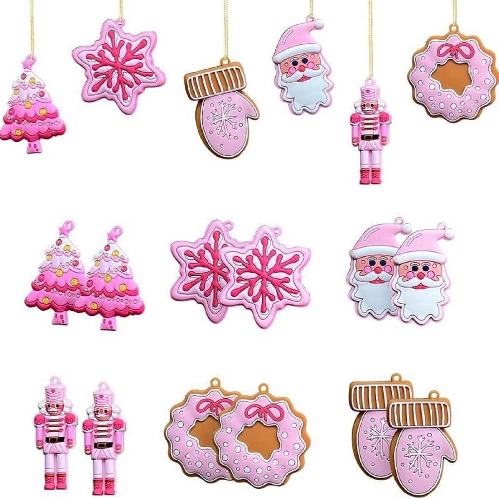 Christmas Decorations Pendent Gingerbread Man Decor Pendent Funny Xmas Tree Pendant Unique Nativity Scene Ornament Chee
