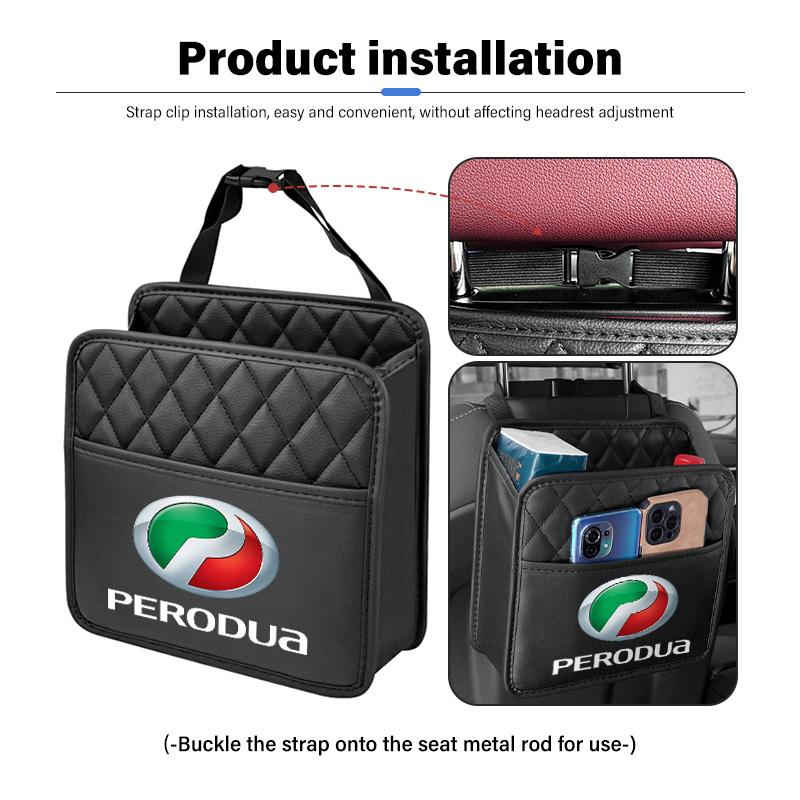 Für Perodua Auto Rücksitz Organizer Sitz Elastische Schnur Aufbewahrungstasche Tasche Auto Organizer Innenraum Myvi Ativa Bezza Alza Axia