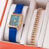 New Small Dial Silver Small Steel Belt Five-Piece Set Women'S Jewelry Five-Piece Set