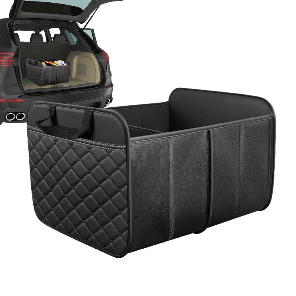 Trunk Organizer For SUV Foldable Waterproof Large Capacity Large Cargo Car Storage Organizer For Truck RV Sedan Automotive Home