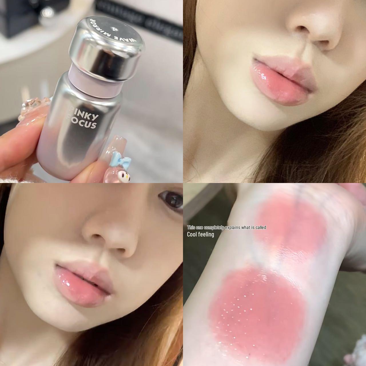 

Увлажняющий блеск для губ PinkyFocus Radiant - Макияж в стиле нюд с отбеливающим и глянцевым финишем