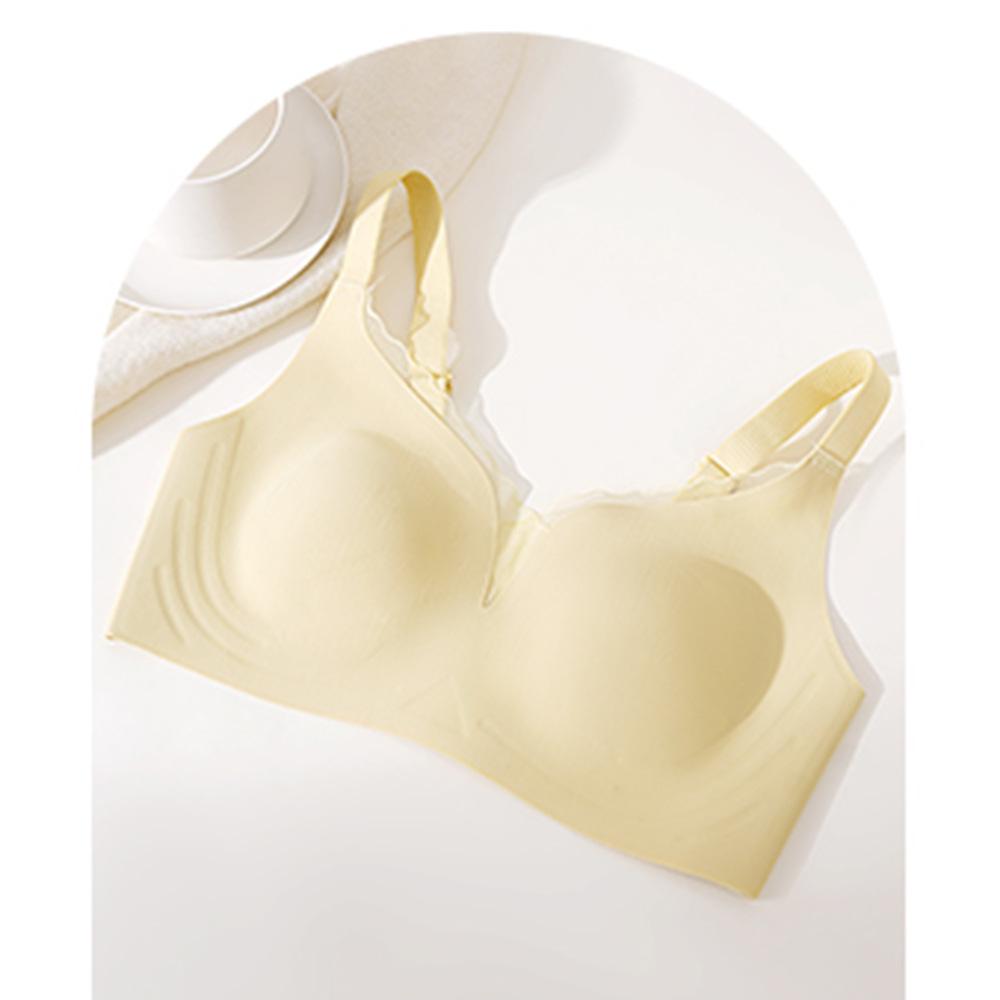 

Новый стиль, мягкая поддержка, удобный дышащий бесшовный бюстгальтер, тонкая секция 40/90ABC жёлтый