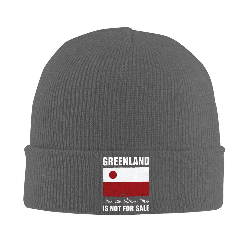 Greenland Is Not For Sale Flag Beanie Hats Bonnet Hats Men Women Cool Kpop Knit Hat Winter Custom Head Wrap Caps