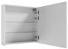 Salsa hanging bathroom cabinet with mirror, white, 60x60x135 cm