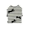 Girl Cats T-shirt Costume Apparel Beach Dress Beach Striped Vest for Puppy Dog and Cats Striped Dress