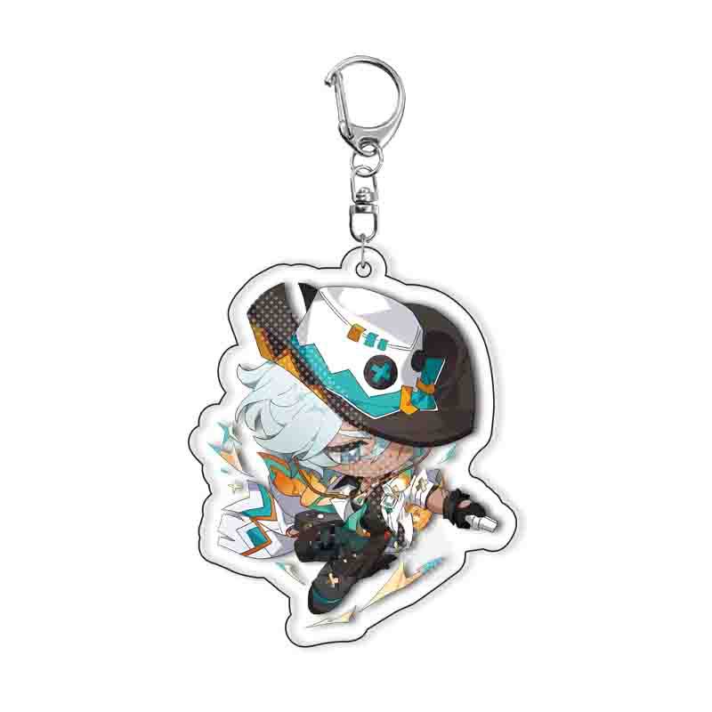 Keychain Girl Cute Cartoon Ifa Varesa Keychains Anime Princess Pendant Key Ring Game Gift