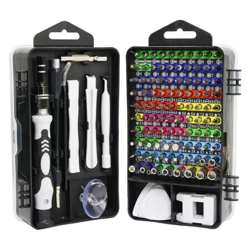 117 in 1 Precise Screwdriver Set Magnetic bit Professional Tool Kit For Electronics Repair With Ergonomic Handle 1