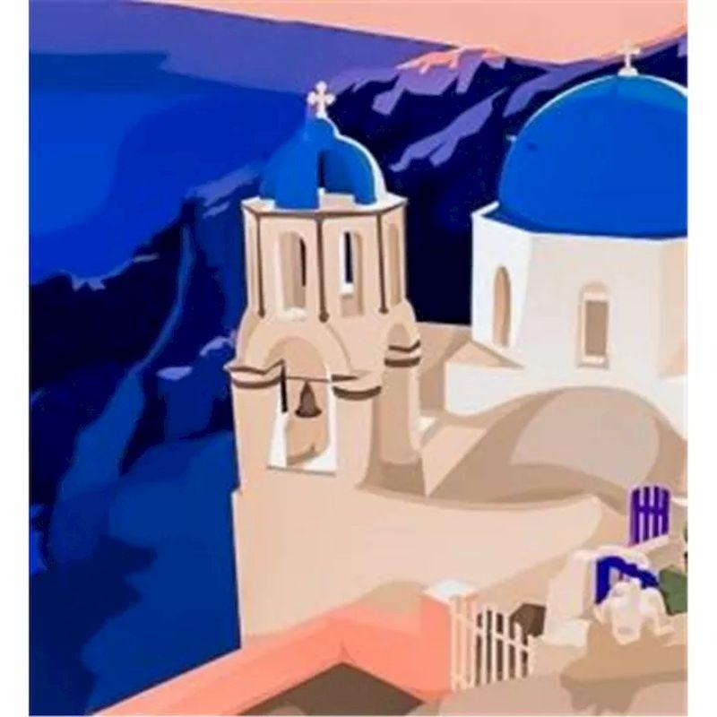 

20x20cm Framed Town Paint By Numbers Acrylic paints Crafts DIY Kits for Beginners 40x50cm Create Wall Art Markers By Numbers 20x20cm with frame оранжевый