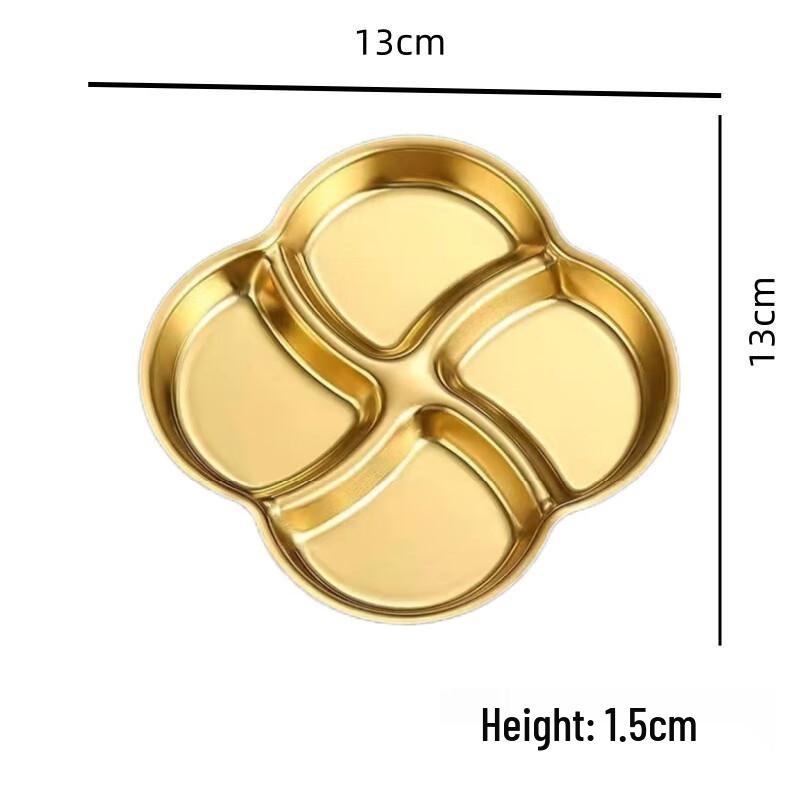 ZISIZ Blumenförmiges 3-Fächer-Dipschalen-Set