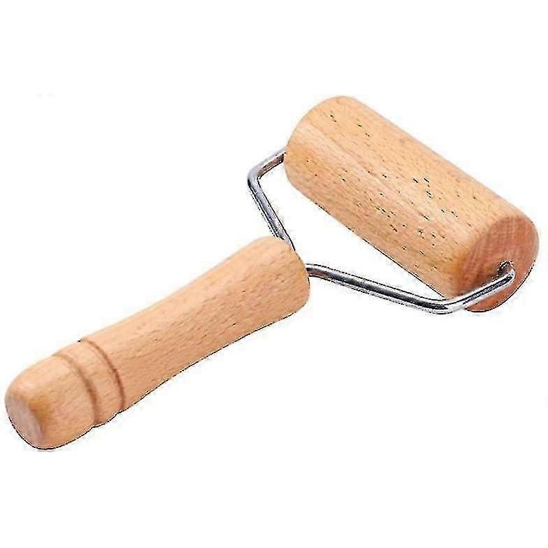 26-27 Pastry Pizza Roller Natural Wood Rolling Pins For Baking Non Stick Wood Dough