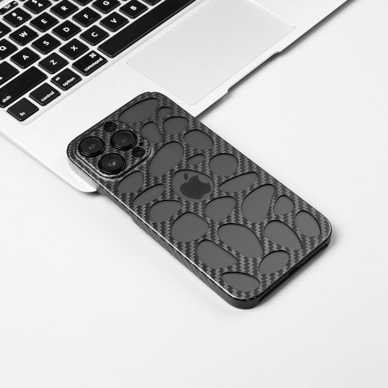 Real Carbon Fiber Phone Case IPhone 14 15 16 Pro ProMax Ultra Thin Lightweight Protective Cover