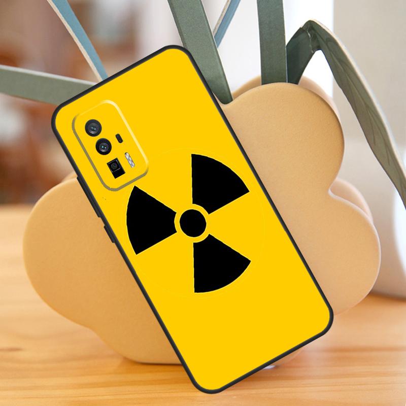 Nuclear Radiation Warning Sign Case For POCO F6 Pro X6 X5 X3 F3 F5 M6 M5s Xiaomi 13T Pro 11T 12T 12 13 Lite 14 Ultra Cover