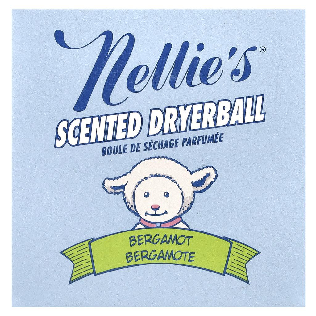 Nellie's Fragrance Dryer Balls, Bergamot, 1 Dryer Ball