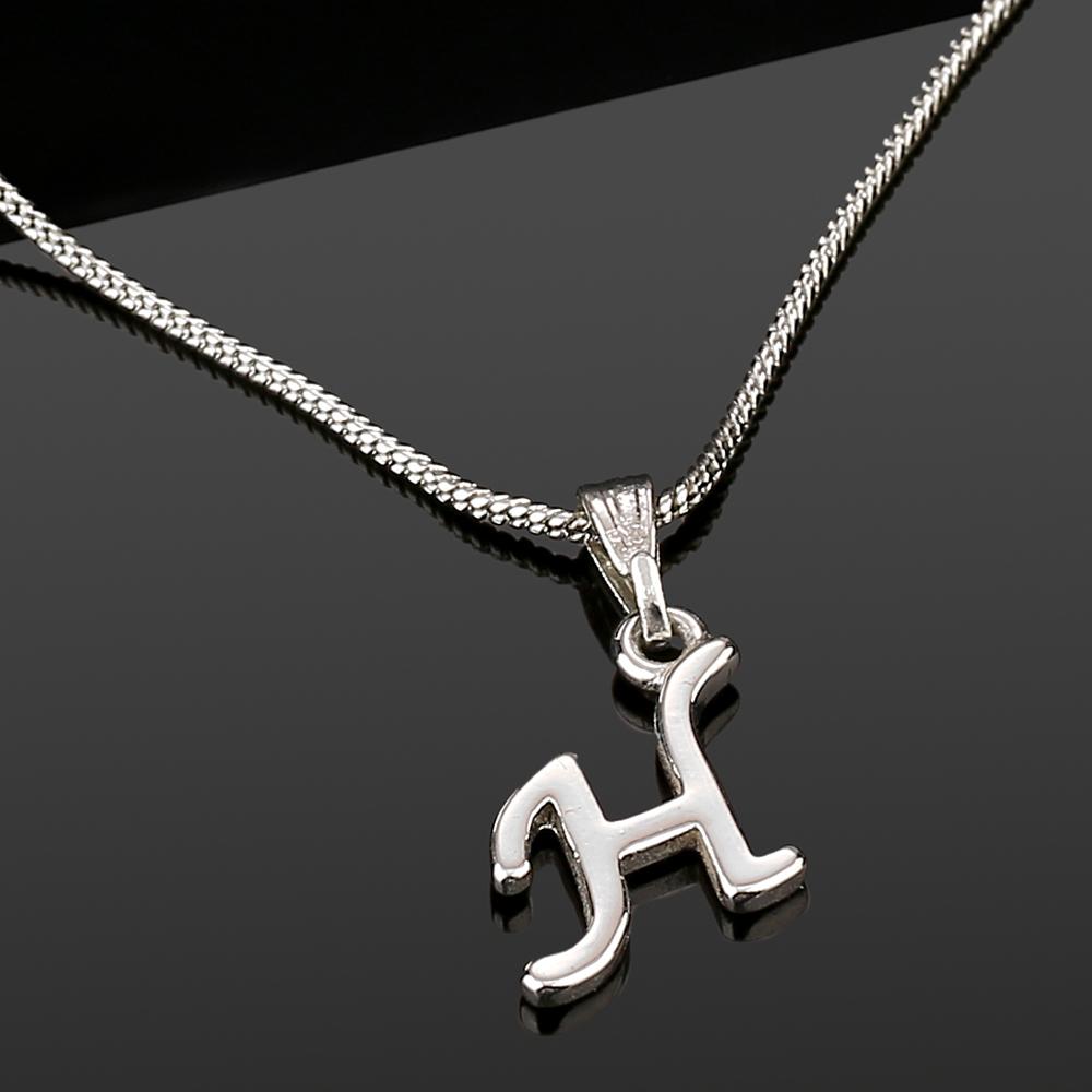 

Estele Valentine gift - Подвеска Intital H Letter с родиевым покрытием для женщин